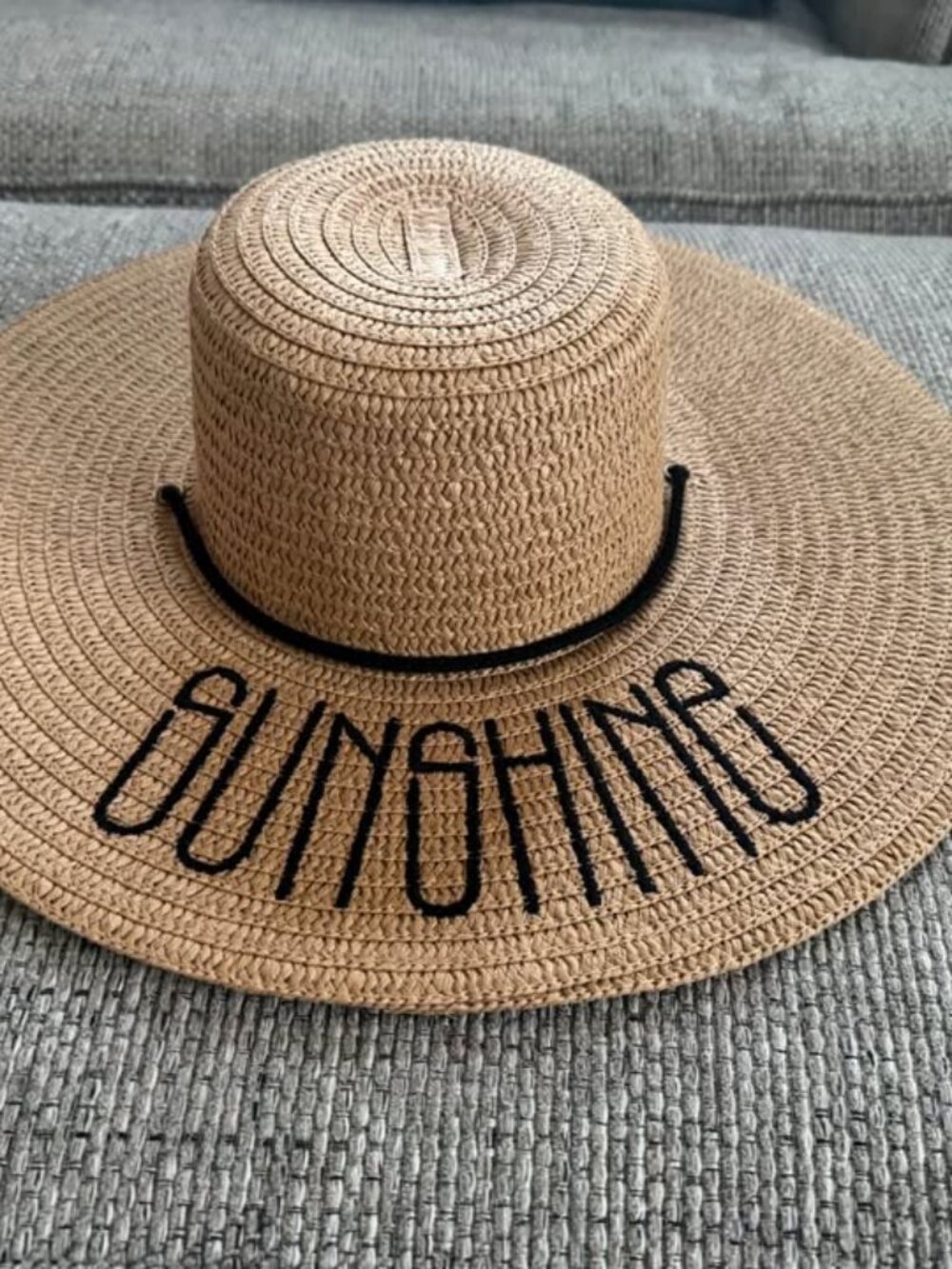 Floppy Straw Hat "SunShine" Beach Hat